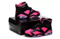 nike air jordan 6 vi femmes retro basketball chaussures slam dunk noir